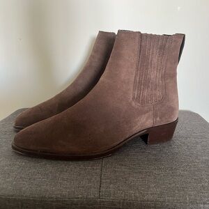 The Kooples Brown Suede Chelsea Boots
